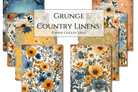 Crafting Authenticity with Grunge Country Linens Digital Papers