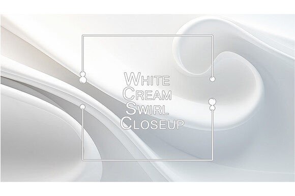 White Cream Swirl Closeup: Your Go-To Abstract Texture
