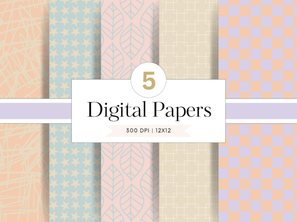 Working With Pastel Pattern Digital Papers: A Practical Guide